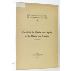 L'institut de médecine légale et de médecine sociale - une...
