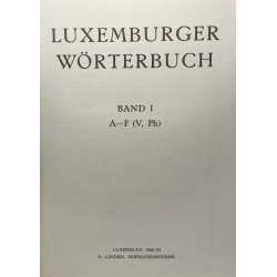 Luxemburger wörterbuch 5 volumes: A-Z + Nachträge und Berichtigungen