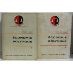Économie politique - tome I et II - thémis sciences économiques
