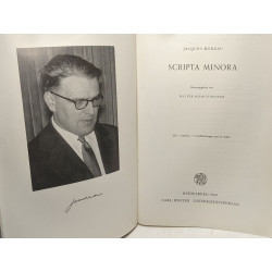 Jacques Moreau Scripta Minora - annales universitatits saraviensis...