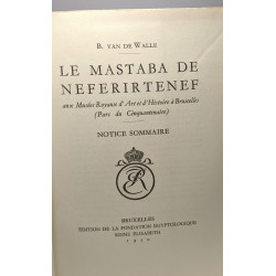 Le Mastaba de Neferirtenef aux musées royaux d'art et d'histoire à...