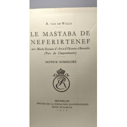 Le Mastaba de Neferirtenef aux musées royaux d'art et d'histoire à...