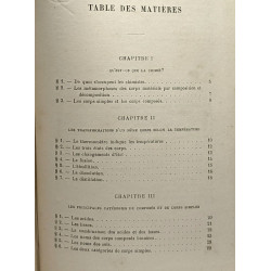 Premiers enseignements de Chimie - 5e édition