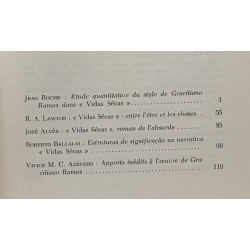 Graciliano Ramos "vidas sêcas" - Séminaire - Janvier 1972