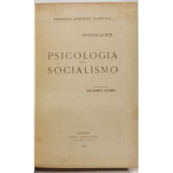 Psicologia del socialismo - Biblioteca cientifico-filosofica