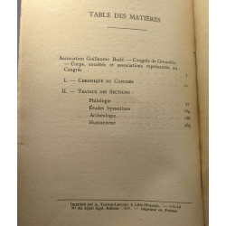 Congrès de Grenoble - 21-25 Septembre 1948 - actes du Congrès ,...