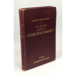 Nouvelles tables pour le tracé des courbes de raccordement en arc...