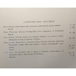 Opuscula Romana Institutum romanum regni sueciae - VOL. I (1954)+...