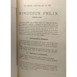 Studia minuciana - études sur Minucius Félix