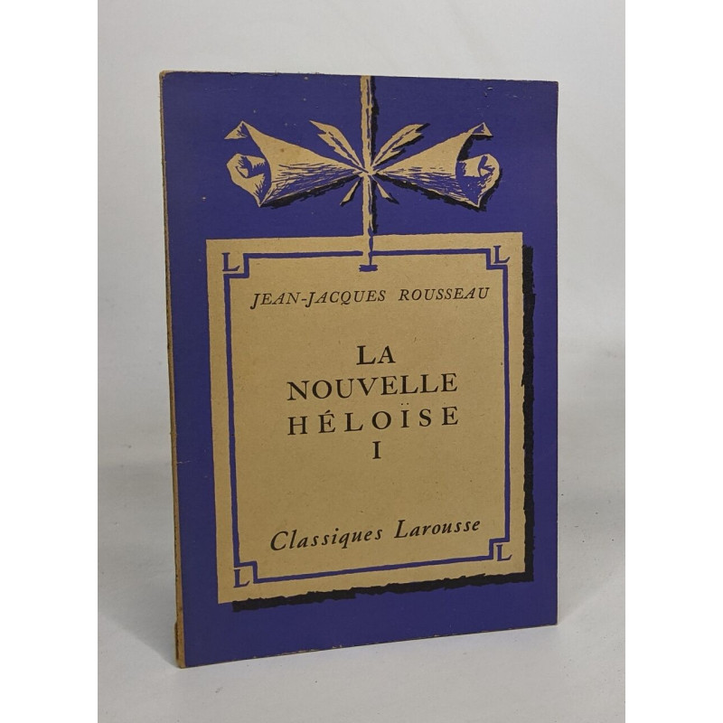 La nouvelle héloïse I