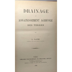 Drainage et assainissement agricole des terres