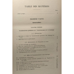 Drainage et assainissement agricole des terres