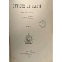 Lexique de Plaute - A-Accipio