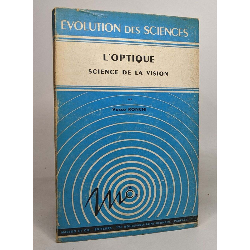 Évolution des sciences - l'optique science de la vision