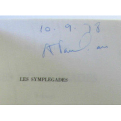 Les symplégades poèmes (autographe de l'auteur)