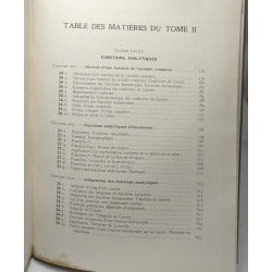 Cours de Mathématiques Tome II : Fonctions analytiques équations...