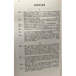 Une année d'éphémérides historiques liégeoises