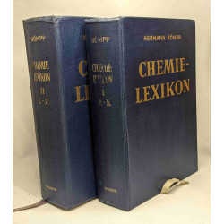 Chemie lexicon - dritte neu bearbeitete auflage --- 2 Bände