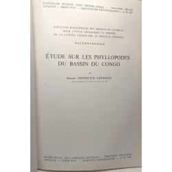 Étude sur les phyllopodes du bassin du Congo. Annalen Koninklijk...