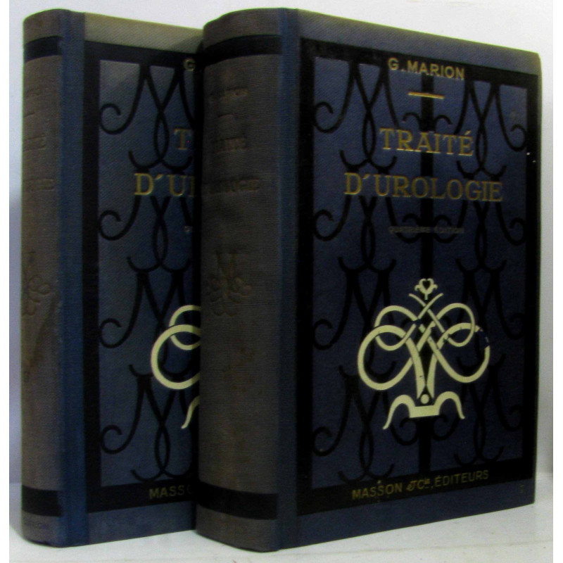 Traité d'urologie (tome premier et second 4e édition avec 627...