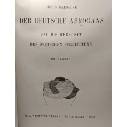 Der deutsche abrogans und die herkunft des deutschen schrifttums...