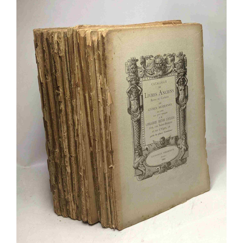 Catalogue de livres anciens rares et curieux de livres modernes en...