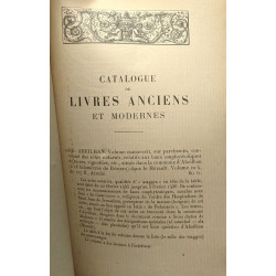 Catalogue de livres anciens rares et curieux de livres modernes en...