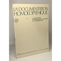La documentation homoeopathique - 4 livrets: L/ Méthodes de...