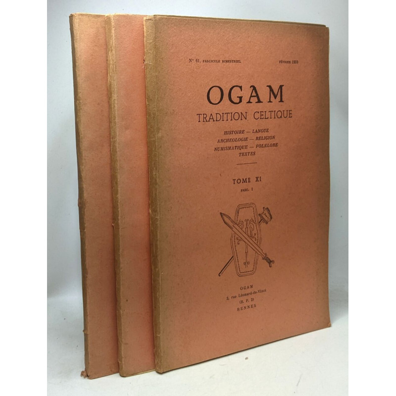 OGAM tradition celtique - histoire langue archéologie religion...