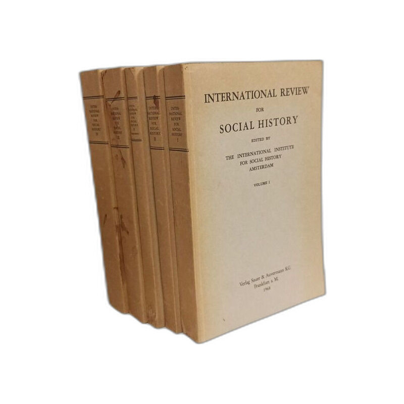 International Review for Social History - VOLUME I II II...