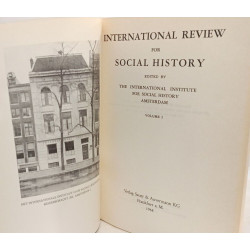 International Review for Social History - VOLUME I II II...