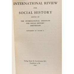 International Review for Social History - VOLUME I II II...