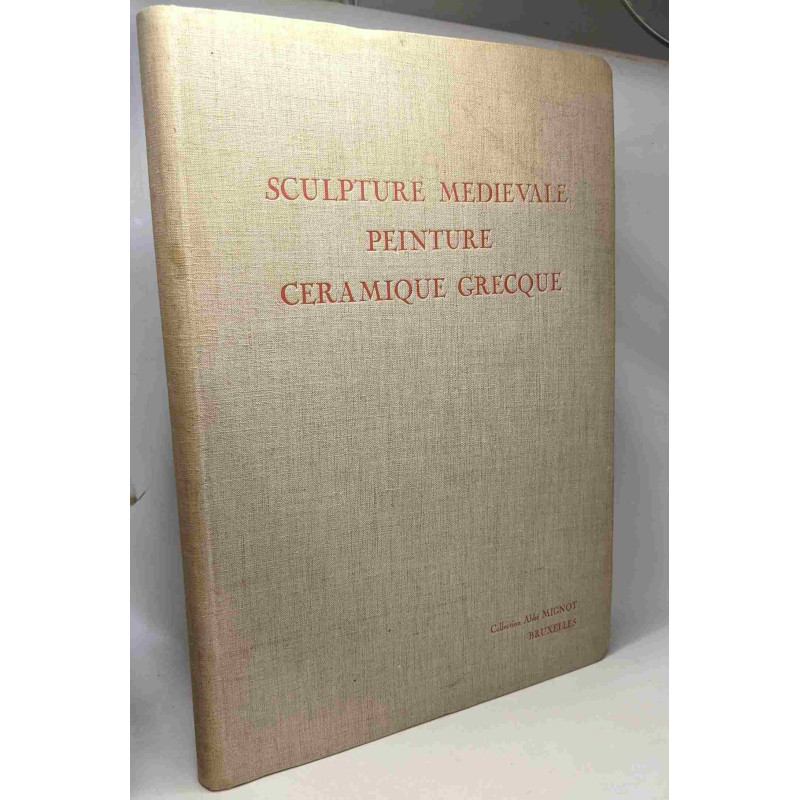 Sculpture médiévale peinture céramique grecque - collection Abbé...