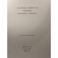 Sculpture médiévale peinture céramique grecque - collection Abbé...