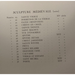 Sculpture médiévale peinture céramique grecque - collection Abbé...