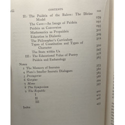 Paideia: the Ideals of Greek Culture (Volumes I II III) ---...