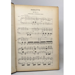 Rigoletto opéra en 4 actes - paroles de Edouard Duprez - Musique...
