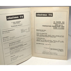 Cinéma 74 numéro 184 La comédie musicale américaine George Cukor...