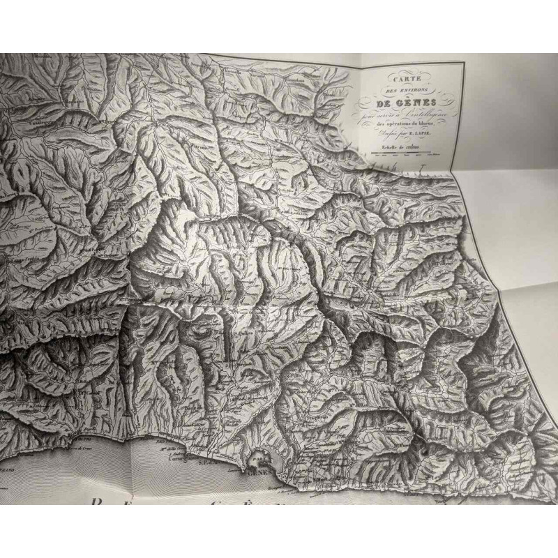 Planche n°7 Environs de Gênes - Carte dépliante