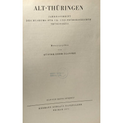 Alt-Thüringen - Jahresschrift des museums für ur- und...