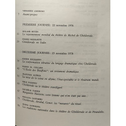 Michle de Ghelderode et le théâtre contemporain - actes du congrès...