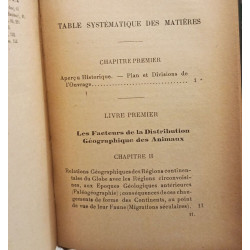 Distribution géographique des animaux