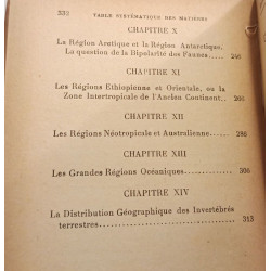 Distribution géographique des animaux