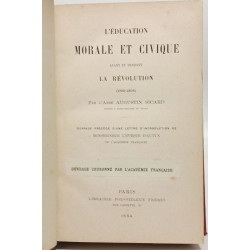 L'Education morale et civique avant et pendant la Révolution...