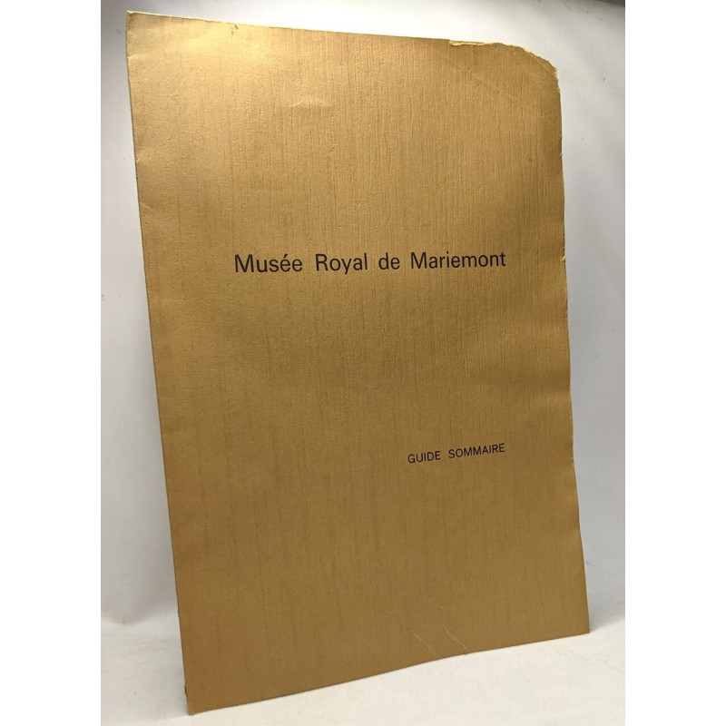 Musée Royal de Mariemont - Guide sommaire