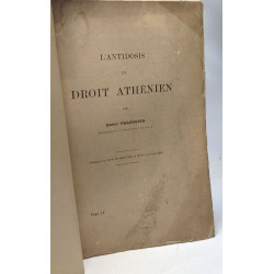 L'Antidosis en droit athénien