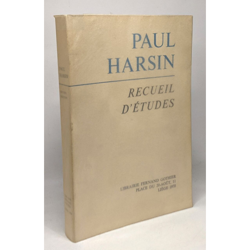 Recueil d'études