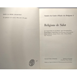 Religions de Salut - annales du Centre d'Etude des Religion 2 ---...