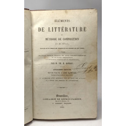 Éléments de littérature ou méthode de composition et de style...