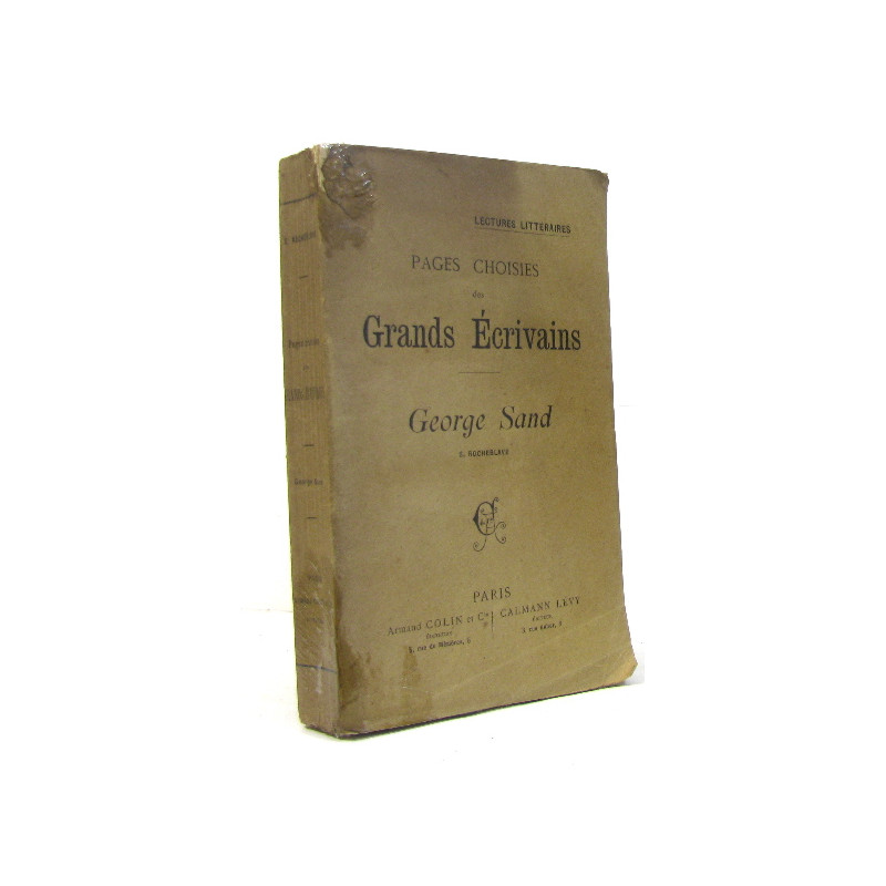 Pages choisies des grands écrivains